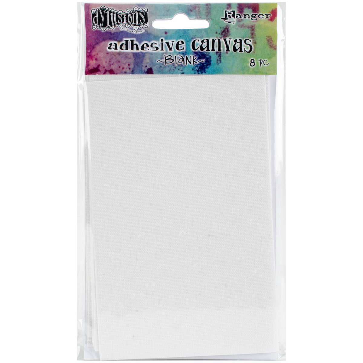 Ranger Dyan Reaveley's Dylusions Adhesive Canvas 3.375"X5.25" 8/Pkg - Blank