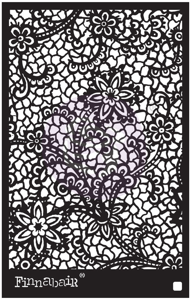 Prima Marketing Stencil 6"X9" - Floral Net