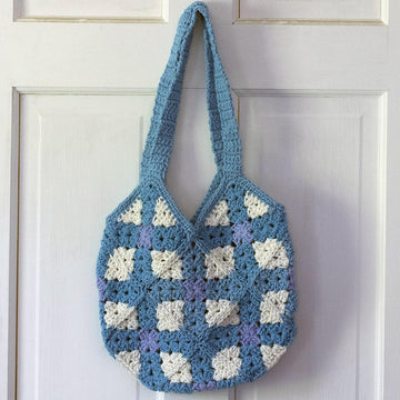 Modern Granny Square Tote