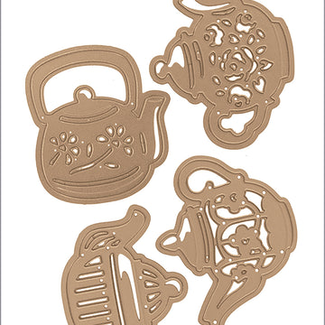 Spellbinders Shapeabilities Dies By Sharyn Sowell - Cuppa Coffee, Cuppa Tea-Tea Pots