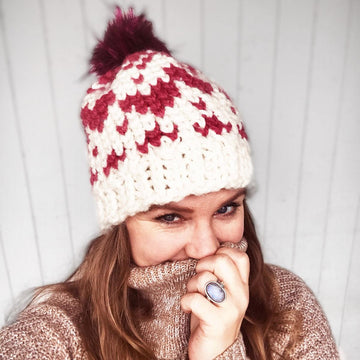 Country Hearts Chunky Beanie