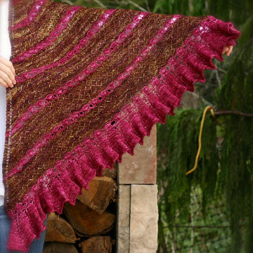 Sophie's Rose Shawlette