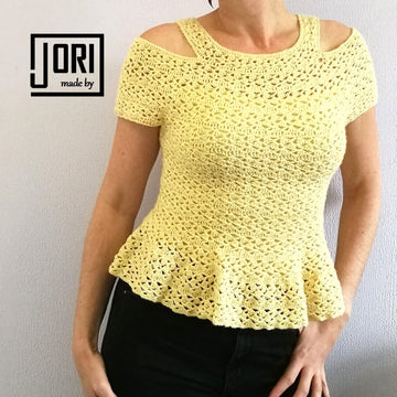 Sunny Shoulders Peplum