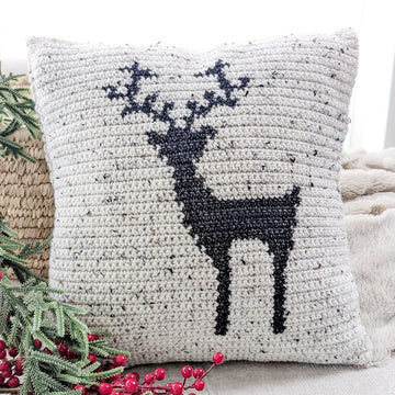 Reindeer Pillow Cover
