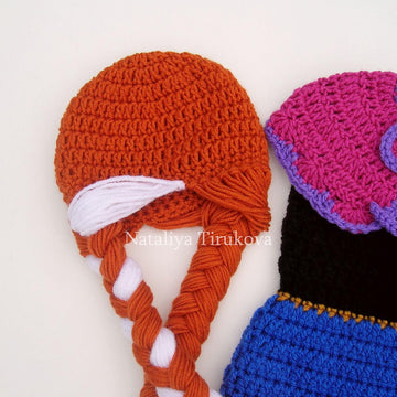 Anna Frozen Hat and Dress Outfit