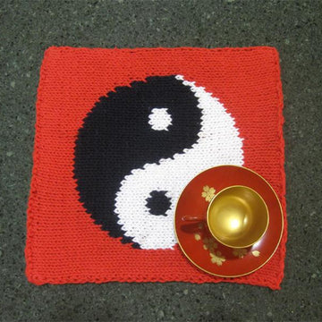 Yin-Yang Red Placemat