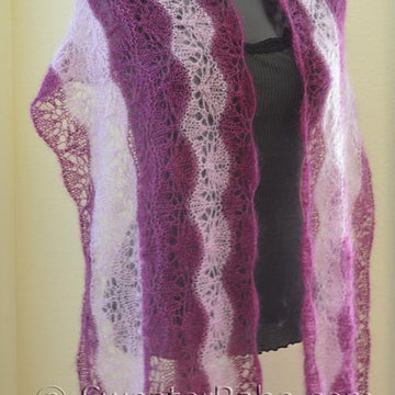 #177 Annabelle Striped Stole/Scarf