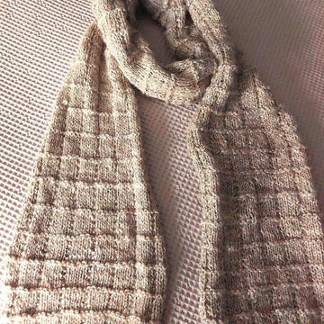 Cube Fingerless Mitts & Scarf