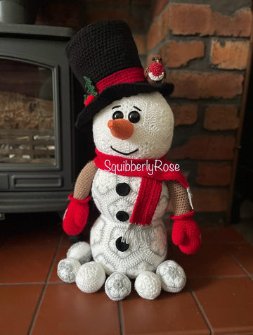African Flower standing snowman