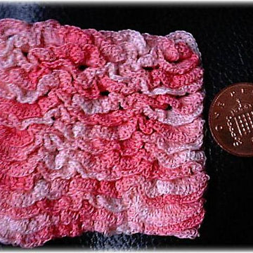 1:12th scale ruffled pram cover