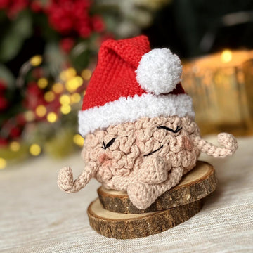 Christmas Zen meditating brain