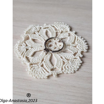 Openwork antique flower