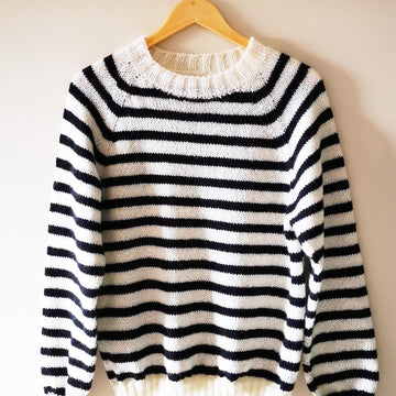 Stripe Vines Sweater