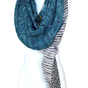 Diamond Path Shawl