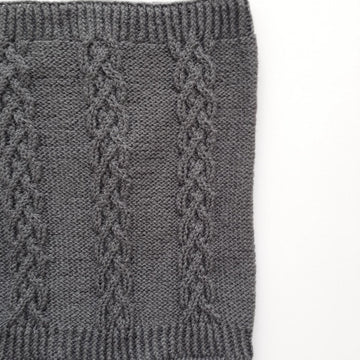 Celtic 4-strand Braided Cable | Hana Cowl Scarf