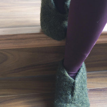Felted Slipper Boots