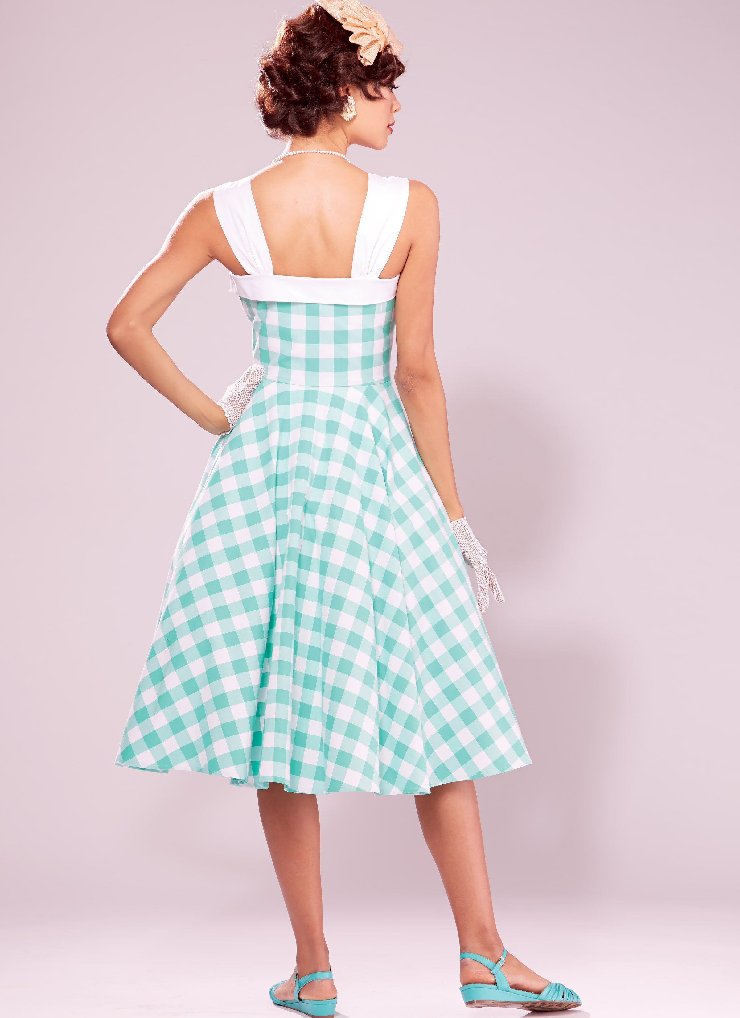 McCall's Misses' Lined Flared Dresses with Petticoat M7599 - Sewing Pattern