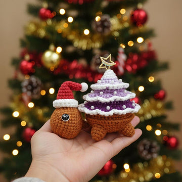 Christmas Turtles Crochet Pattern,Turtle Crochet Pattern