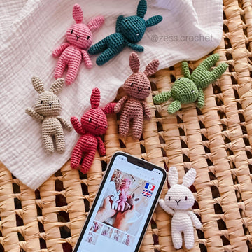 Crochet pattern Poutou the tiny bunny