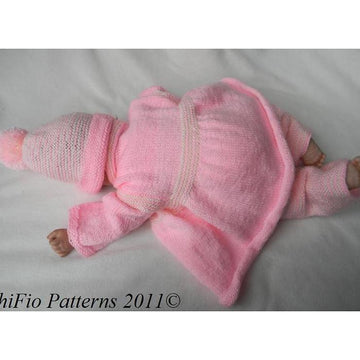 Flip Pram Set Knitting Pattern #178