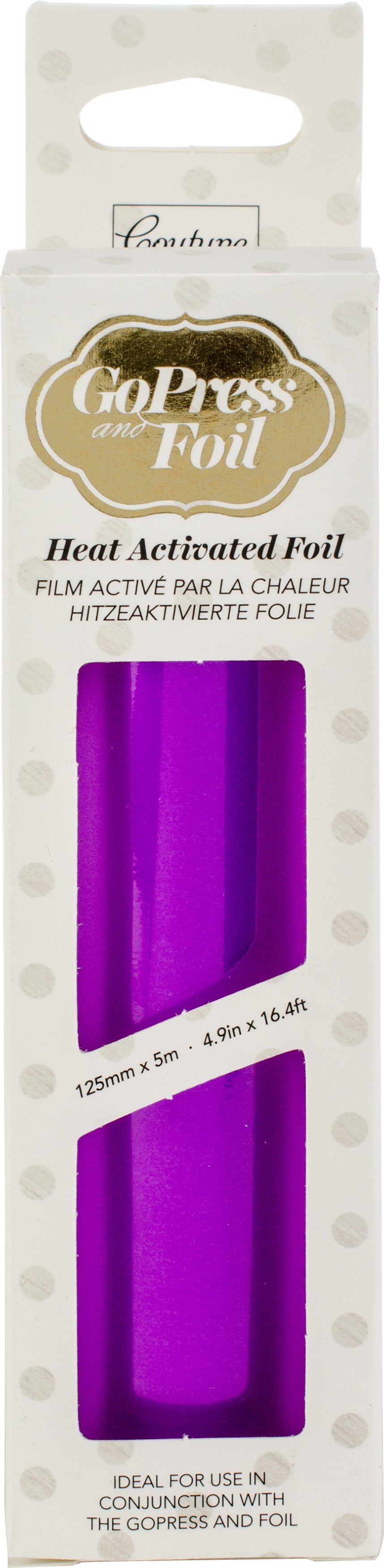 Artdeco Creations Couture Creations Foil 5"X16.4' - Pink/Purple-Mirror Finish