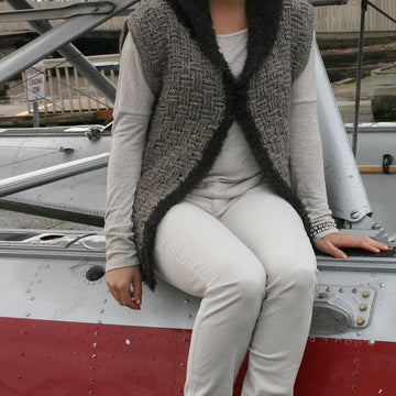 Bomber-inspired Hoodie Vest