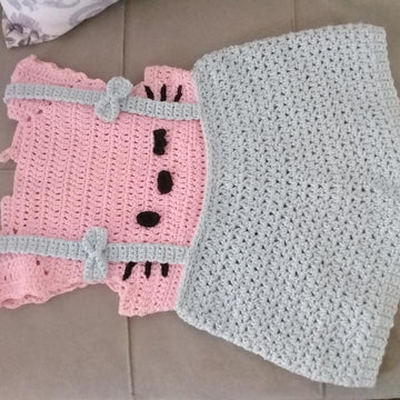 Cute HELLO KITTY Baby Dress by SweetSamDesign LoveCrochet