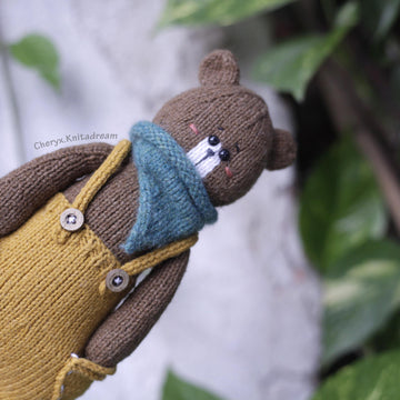 Bear Knitting Pattern - Knitted Bear Mason