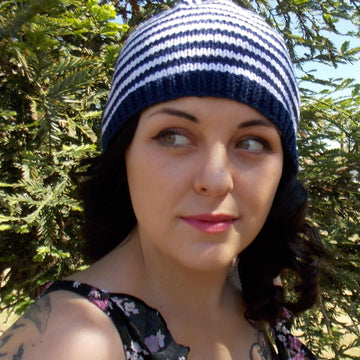 Striped Knit Hat