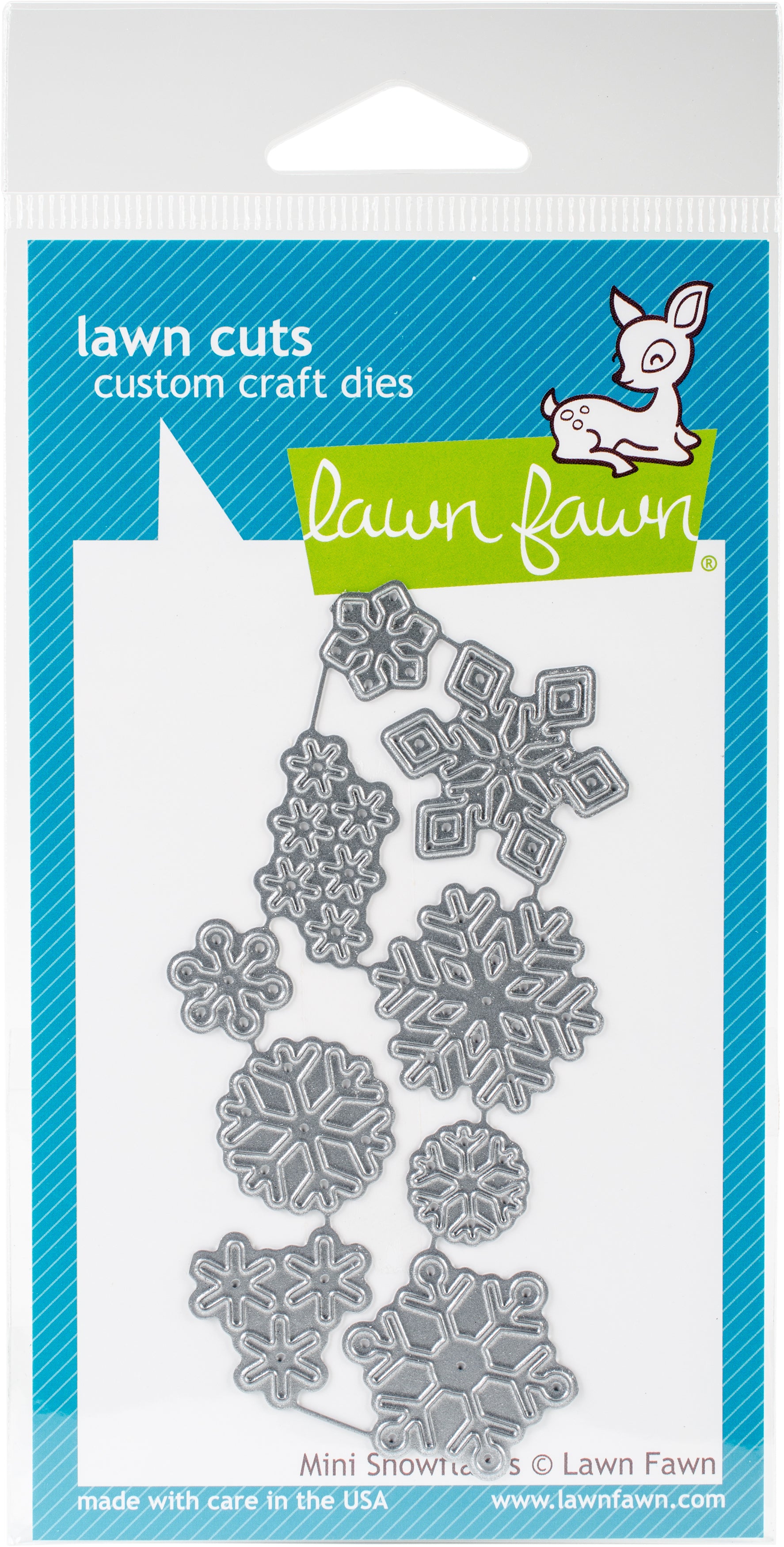 Lawn Fawn Lawn Cuts Custom Craft Die - Mini Snowflakes