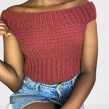 Simple offshoulder top