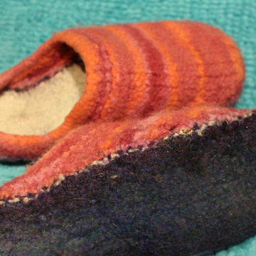 Monroe's Slippers - Felted Seamless Mules