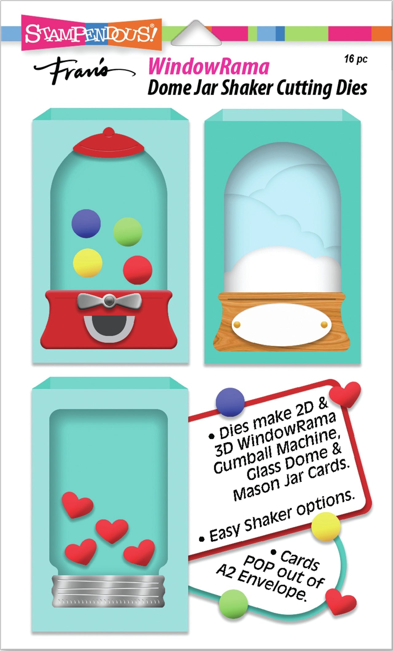 Stampendous Dies - Dome Jar Shaker