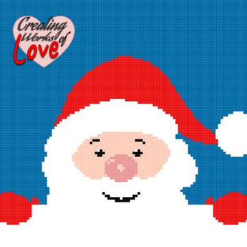 Peeking Santa Stitch Graph