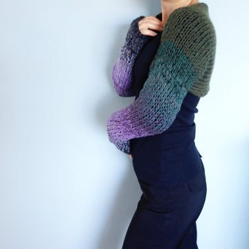 Multicolored Fit Shrug