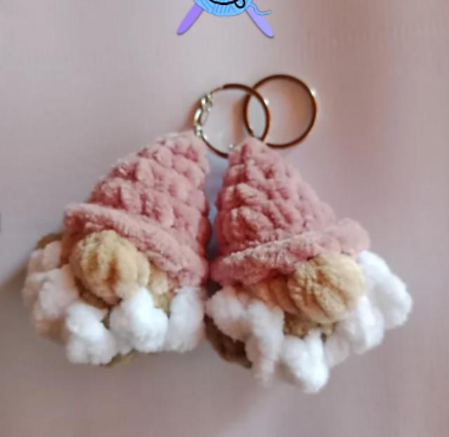 Mini Gnome Keychain