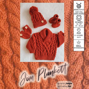 "Jim Plunkett" Aran Knitting Pattern