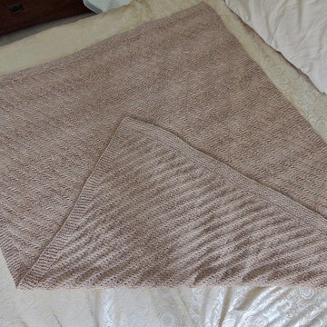 Diagonal Weave Throw Blanket