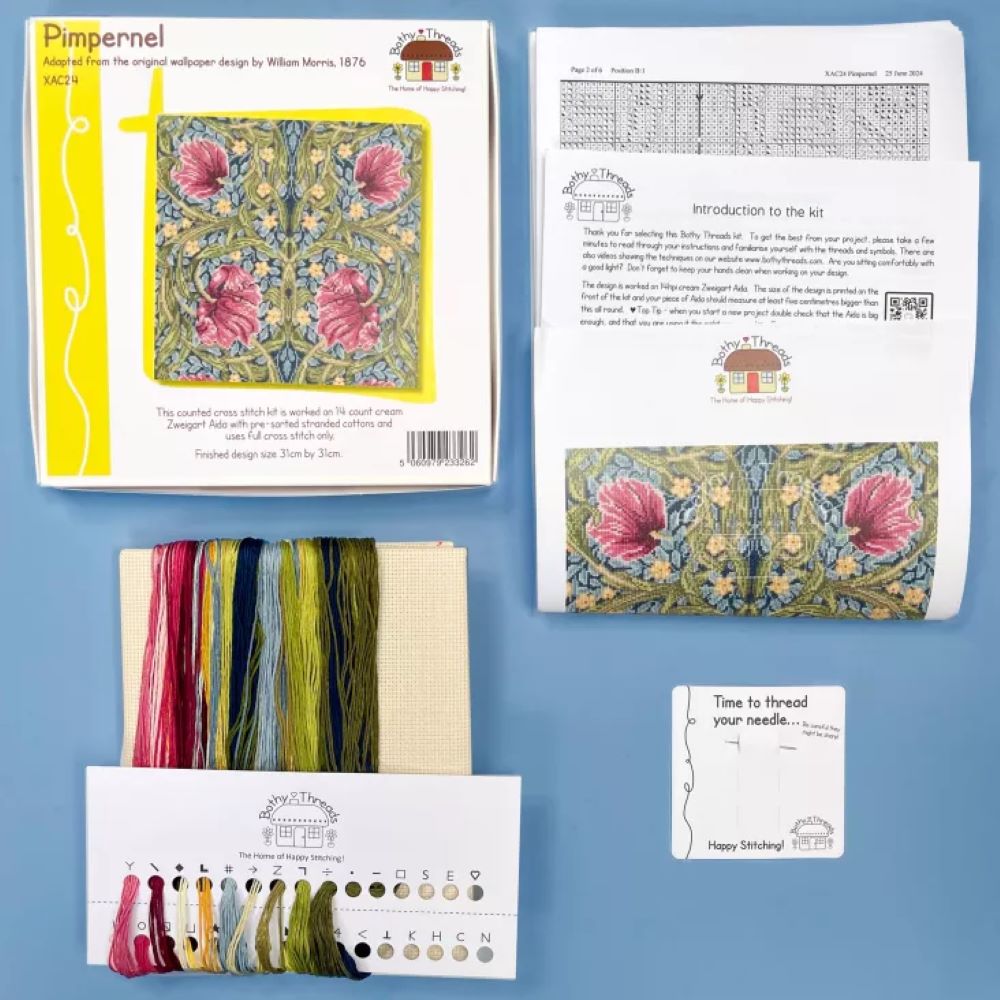 Bothy Threads Pimpernel Cross Stitch Kit