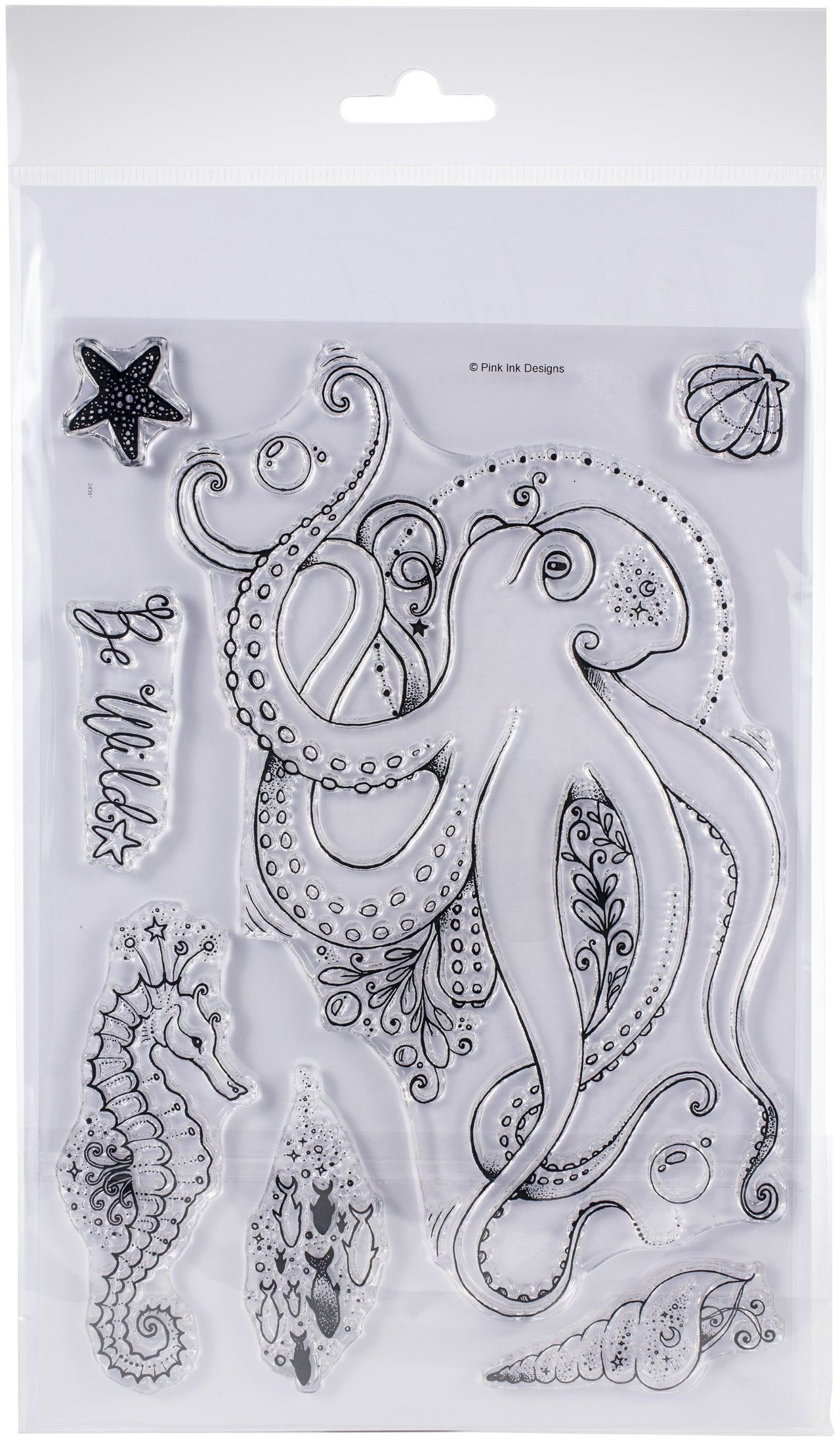 Creative Expressions Pink Ink Designs A5 Clear Stamp Set - Pinky Inky