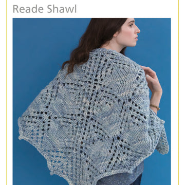 Reade Shawl in Malabrigo Rasta - Downloadable PDF