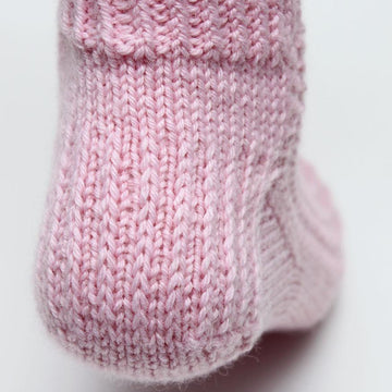 Pink Bubblegum Socks - Cuff Down (DK)