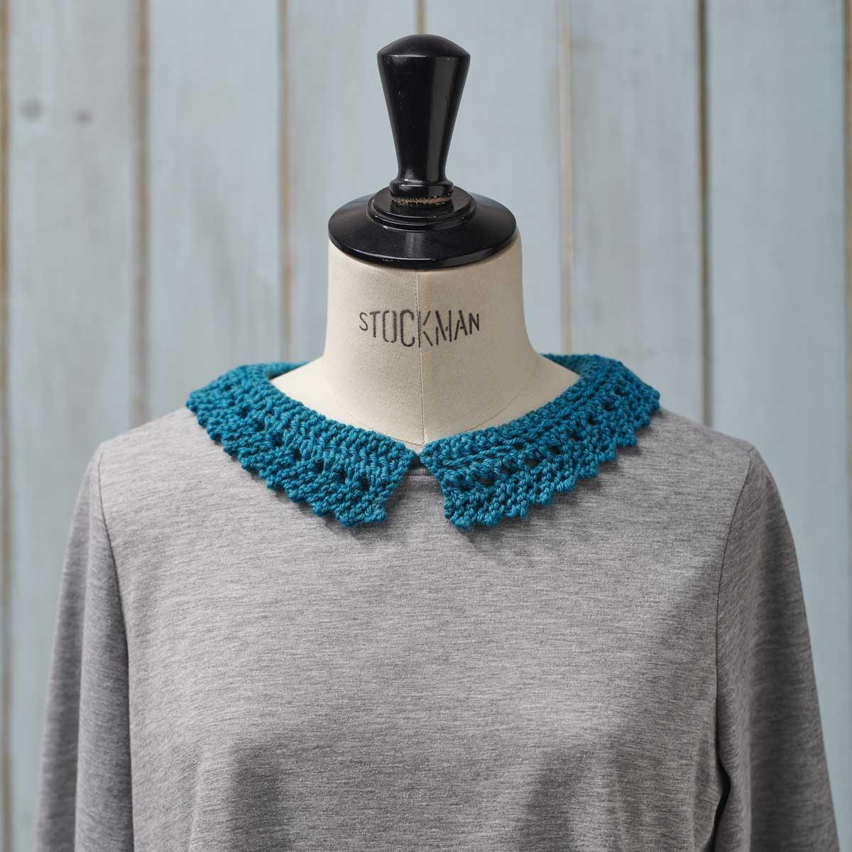 Lace Peter Pan Collar Knitting Pattern