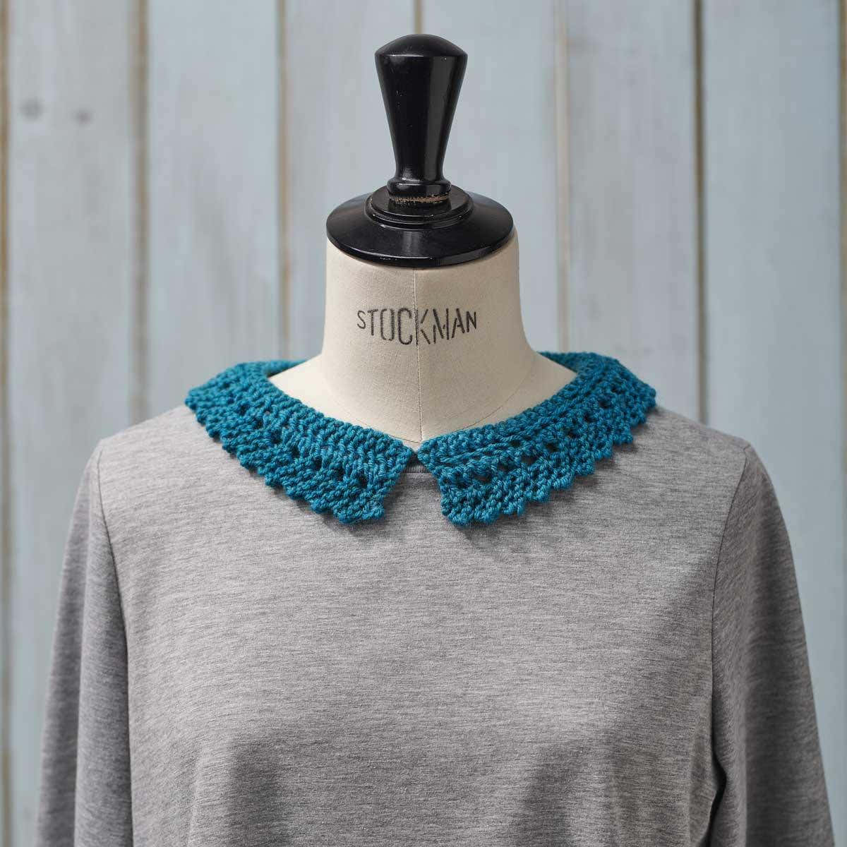 Lace Peter Pan Collar Knitting Pattern