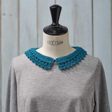Lace Peter Pan Collar Knitting Pattern