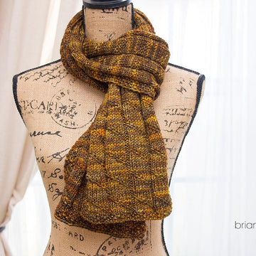 Rust Scarf Knit