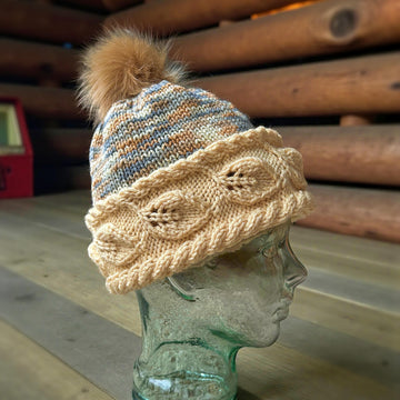 Autumn Leaf Winter Beanie Hat - with Helpful VIDEOS!