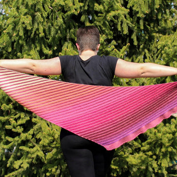 Dreaming of a Sunset Shawl
