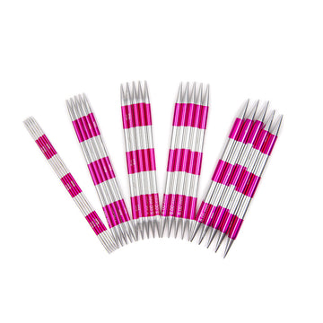 KnitPro Smartstix Pink Double Point Needles 14cm (5.5in) (Set of 5)