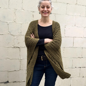 Crochet Ruana Pattern: Really-Caught-My-Eye Ruana